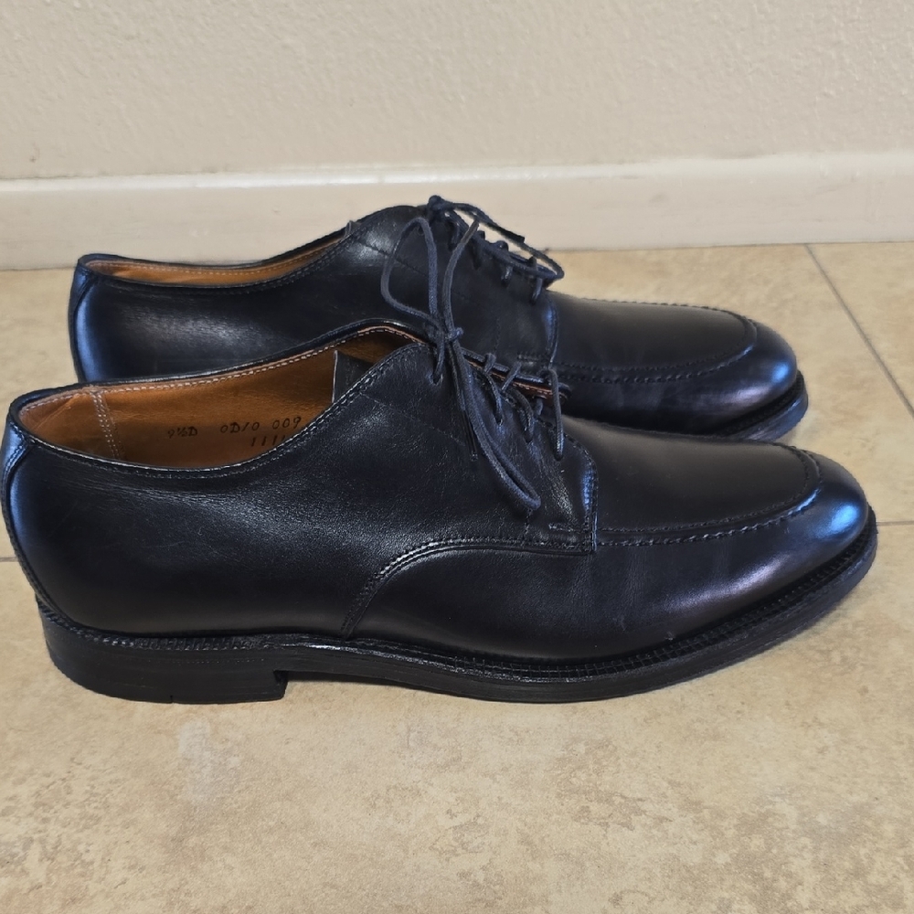 Brooks Brothers Alden Indy Black Leather Oxfords … - image 2